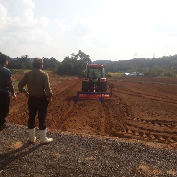 지난 2019 농작업지원 사업 실시 모습