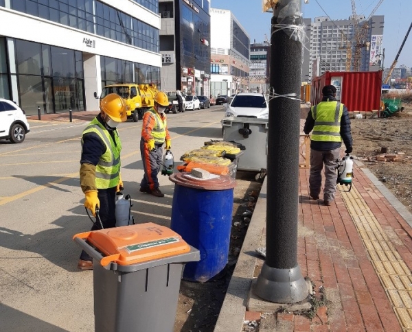 생활폐기물 배출장소 방역