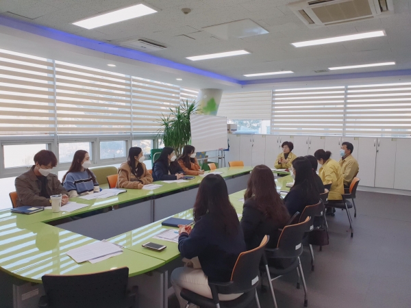 읍면동 간호인력 교육 실시 모습