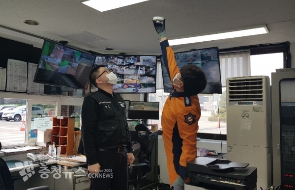 세종소방본부 마스크 및 손소독제 물류시설 긴급지원