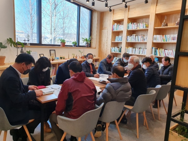 새기술보급선정농가 개별교육 실시 장면