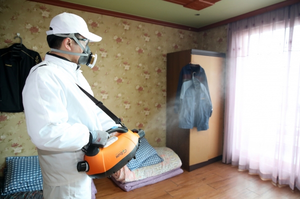 태안화력발전소 인근 숙박업소 등 방역