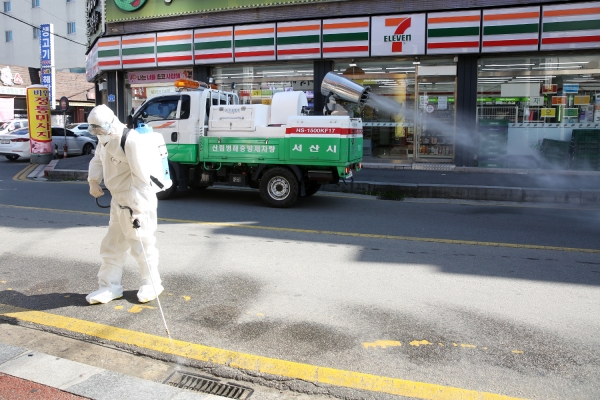 5일 ‘서산시 일제 방역의 날’로 지정 방역실시 모습