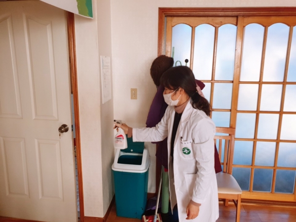 코로나19 예방 방역활동 실시