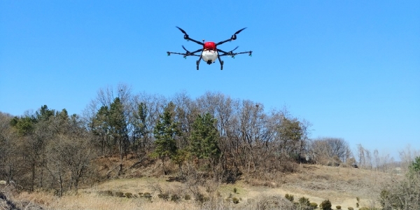 코로나19차단 드론 방역