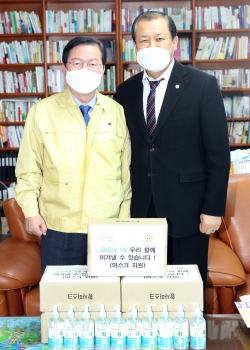 장 청장 중문교회 방문 모습