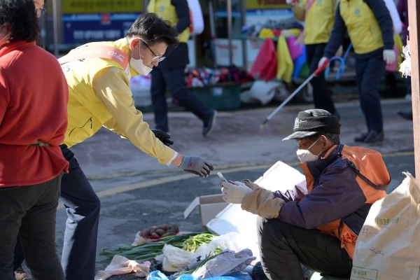 공주시 일제 소독의 날 캠페인 진행