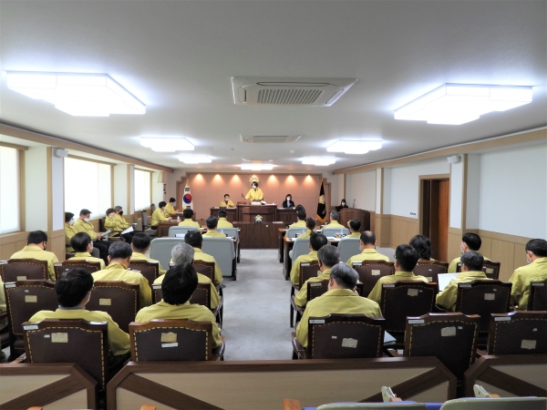 대덕구의회 본회의장 모습