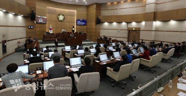 천안시의회, 2019 마지막 정례회 폐회