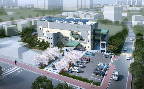 2020. 3월말 준공예정인 육아종합지원센터 조감도