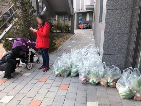 누리보듬, 친환경야채꾸러미 배송 자원봉사