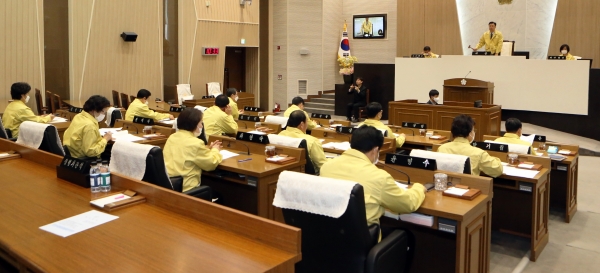 제69회 임시회 개회식 및 제1차 본회의