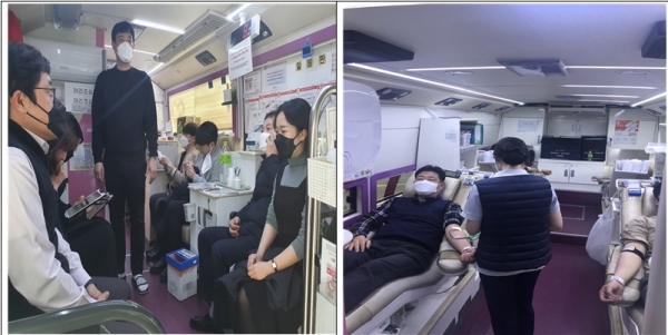 지난 19일, 본부사옥에서 대한적십자사 대전·세종·충남혈액원과 함께 “지역사랑 헌혈나눔 행사” 실시