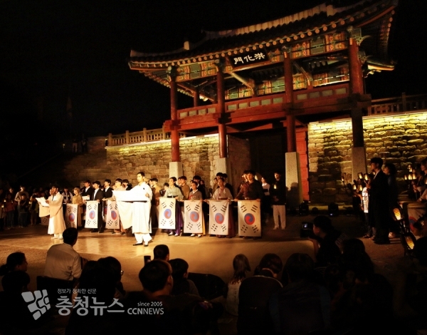 역사인물축제 작년 축제현장