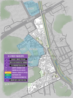 당진2동 도시재생 어울림센터 위치도