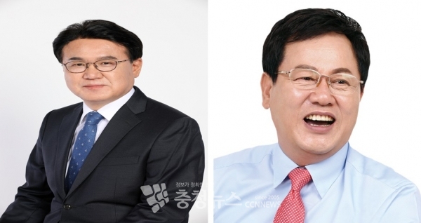 21대 총선 대전 중구 국회의원 후보. (왼쪽부터) 더불어민주당 황운하, 미래통합당 이은권