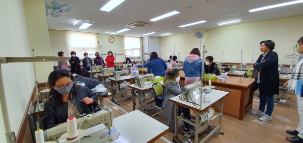 면마스크 제작 봉사.