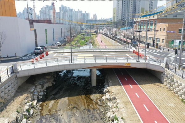 새들뫼교 현장 사진