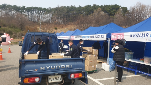 코로나19 함께 이겨내는 ‘드라이브 스루 기부 물품 모집’ 운영