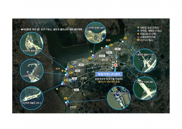 사업 공모신청 현황 배치도