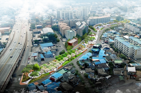 천안천 어린이공원 조감도