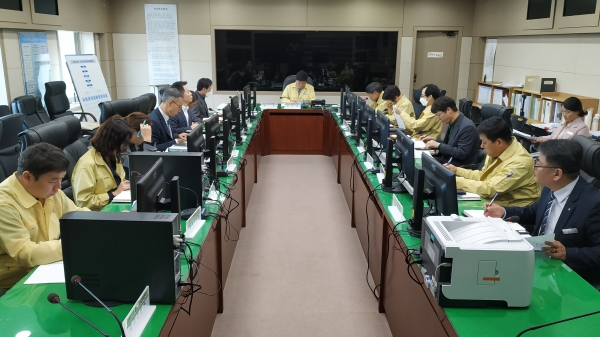 고강도 사회적 거리두기 연장에 따른 실과별 점검 대책회의