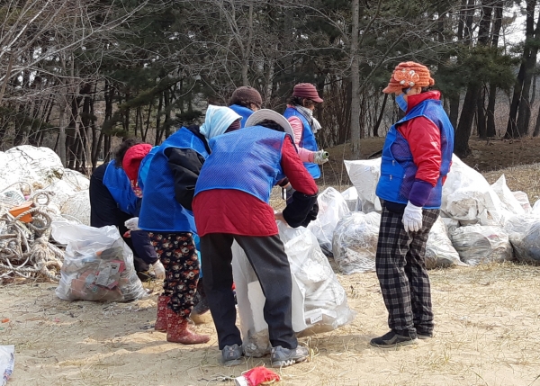 지난해 노인일자리 사업 모습.