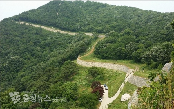 대흥면 임존성 모습