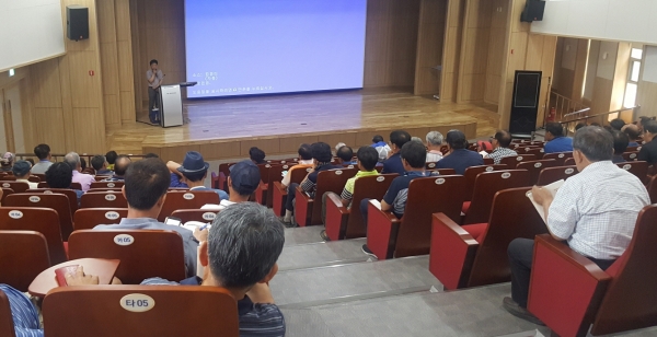 지난해 영농기술교육 관련 사진