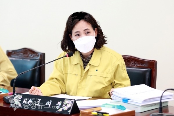 조미경 의원이 '아산시 다함께 돌봄 지원에 관한 조례' 발의