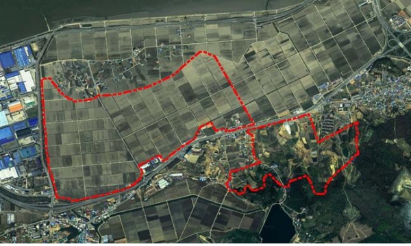아산 인주일반산업단지(3공구) 사업대상지