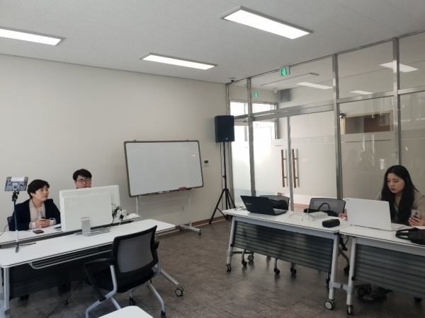 지난 28일 2020년도 청소년안전망 1차 실행위원회 및 학교 밖 청소년지원지역협의체 회의가 진행되고 있다.