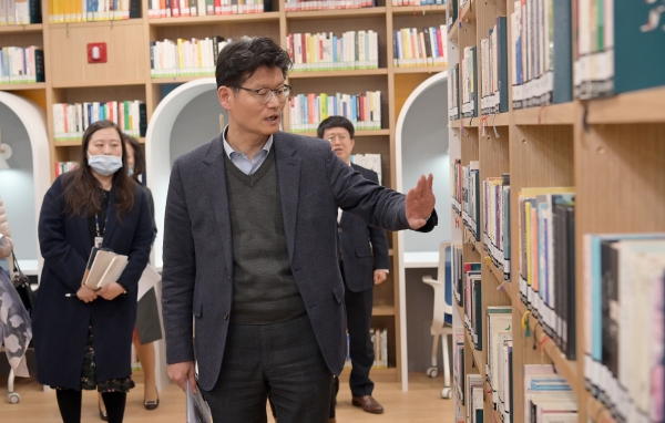 김정섭 시장 꿈든솔 지난 2월 현장방문