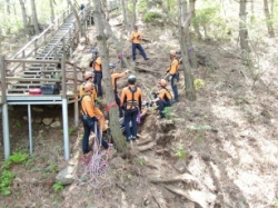 산악구조 훈련