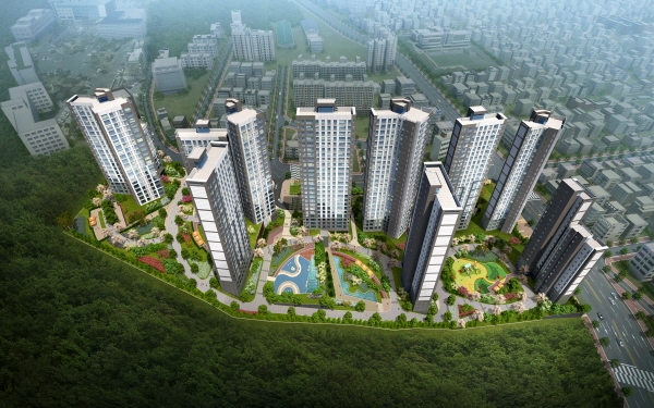 도마 한라비발디 더 포레스트 조감도