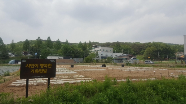 시민이 행복한 가족텃밭 모습