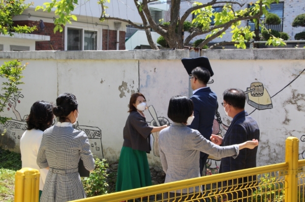 대전동부교육지원청 교육장 대전문창유치원 방문