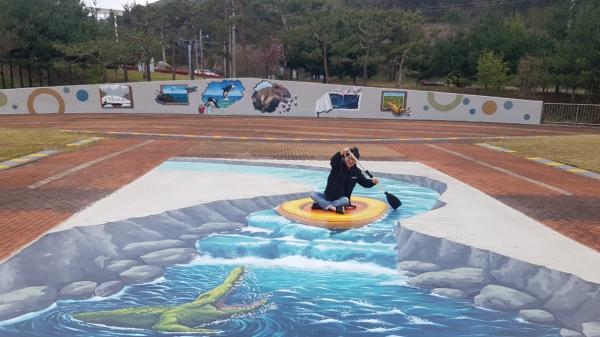 계룡문화예술의전당 트릭아트 포토존