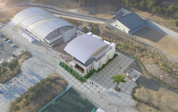 서천군민체육센터 보조체육관 조감도