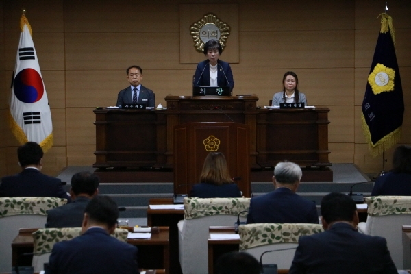 부여군의회 제243회 임시회 폐회