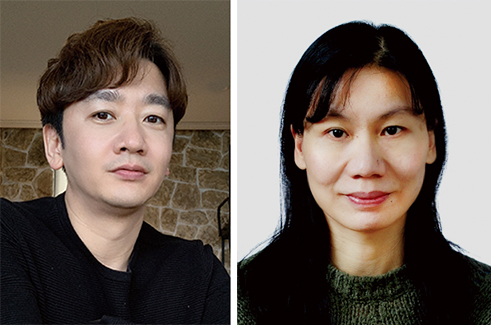 (왼쪽부터) 조성재 교수, 리준리 박사 후 연구원