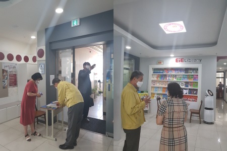 방문대장 및 출입자대장 작성, 현장점검실시