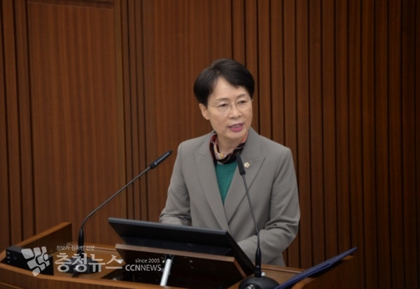 5분 발언하는 이영세 세종시의회 부의장 / 충청뉴스 최형순 기자