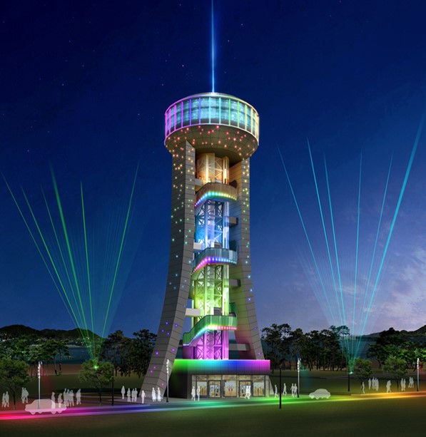 만리포 전망대 조감도