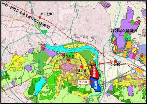 (가칭)풍기역사 신설 위치도