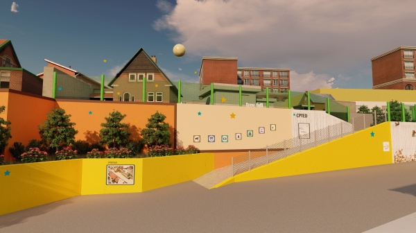 옥룡동 안심골목길 조성_안심골목길 조성 예(주간)