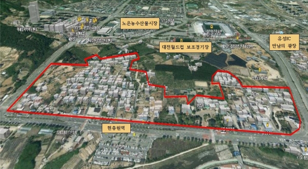 하반기 신청 예정인 도시재생 뉴딜 공모사업 대상 위치도