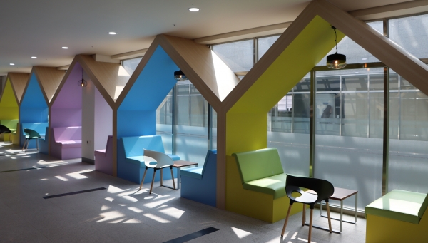 실내 환경공사 완료한 세종시교육원 내부 모습