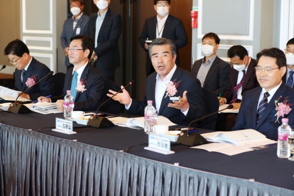 대한민국 아름다운 섬 발전협의회 제21대 국회의원 당선인 초청 간담회 개최 모습