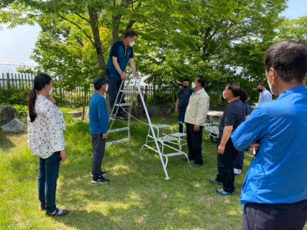 농업활동 안전사고예방 교육 모습